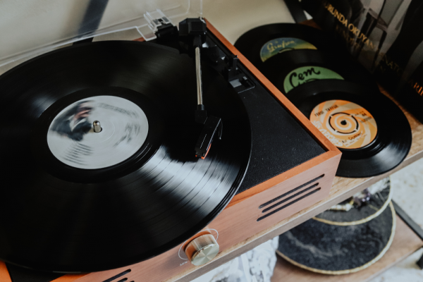 Father's Day spent listening to records